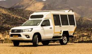 Toyota Hilux 9 seater - Dusty Trails Safaris Namibia & Dusty Car Hire Namibia