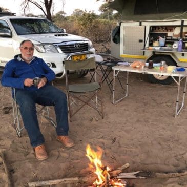 Herman Oosthuizen Senior - retired founder of Dusty Trails Safaris