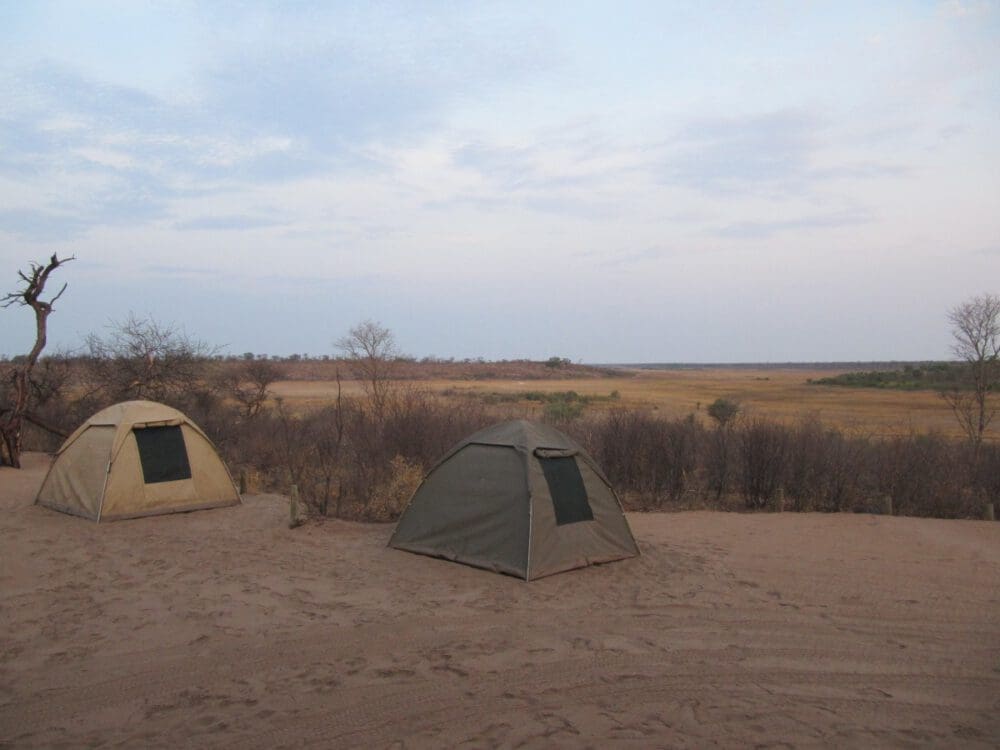 Khaudum Campingplatz im Khaudum National Park - Dusty Trails Safaris Namibia