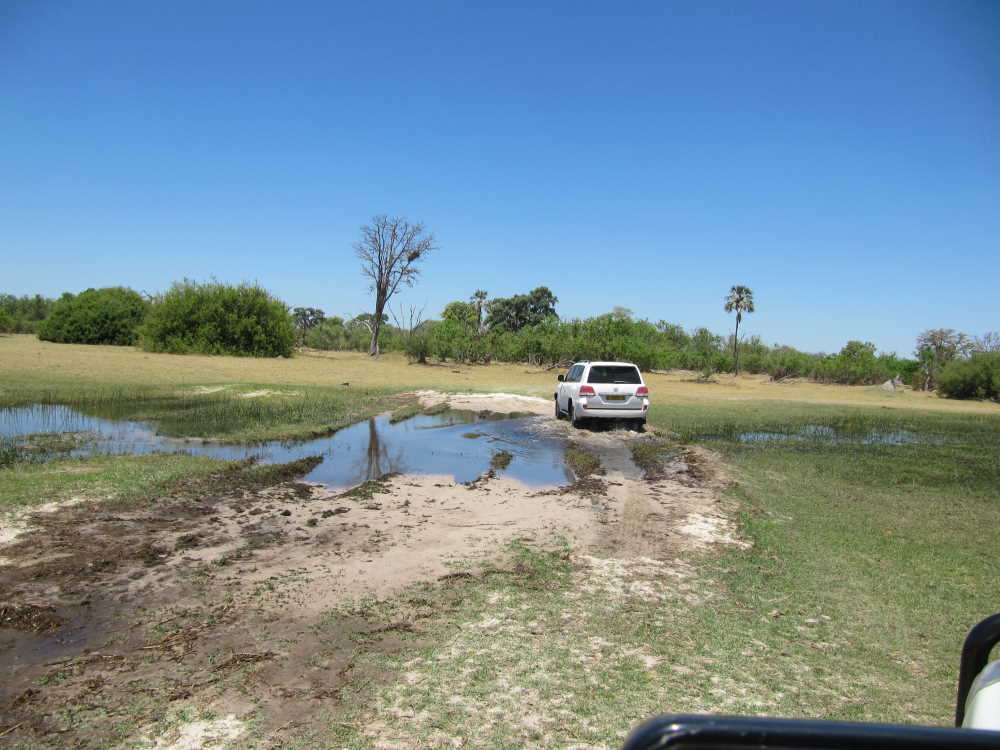 4x4 driving water crossing - Dusty Trails Safaris Namibia & Dusty Car Hire Namibia