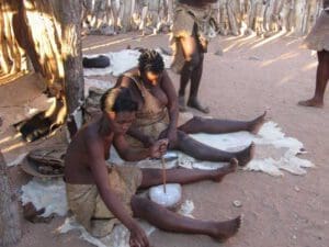 damara people in living museum - Dusty Trails Safaris Namibia & Dusty Car Hire Namibia