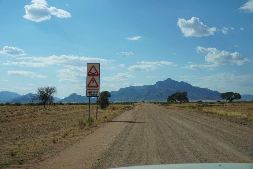 road and landscape in NamibRand private game reserve - Dusty Trails Safaris Namibia & Dusty Car Hire Namibia