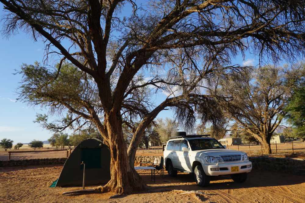 camping at Sesriem Restcamp